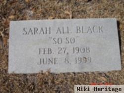 Sarah Theodosia All Black