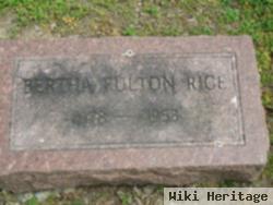 Bertha Fulton Rice