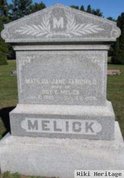 Matilda Jane Fairchild Melick