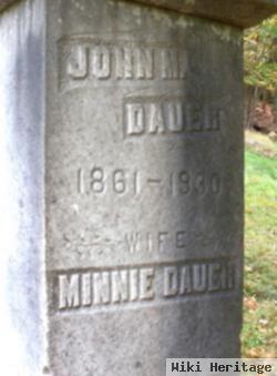 John M Dauer, Jr