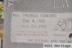 Rev Thomas Edward Ewing