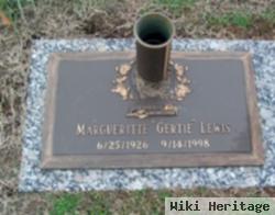 Margueritte "gertie" Lewis