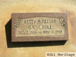 Betty A Nelson Baschke