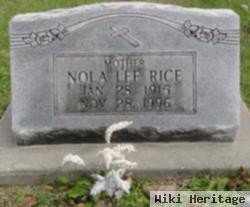 Nola Lee Moreau Rice