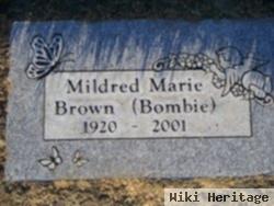 Mildred Marie "bombie" Moody Brown