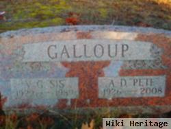 A. D. "pete" Galloup