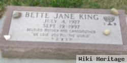 Bette Jane King