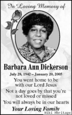 Barbara Ann Dickerson