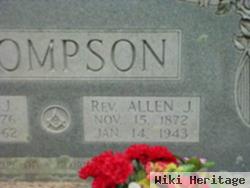 Rev Allen Jasper Thompson