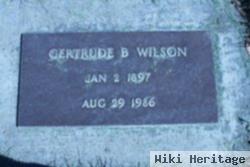 Gertrude B Wilson