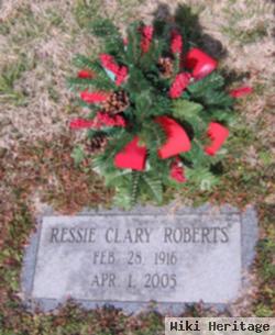 Ressie Clary Roberts