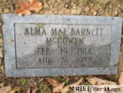 Alma Mae Barnett Mcgowen