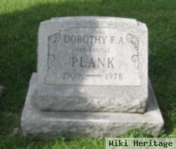 Dorothy F. A. Daniels Plank