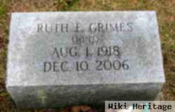Ruth E Wint Grimes