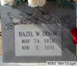 Hazel W Odom