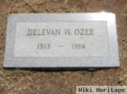 Delevan W. Ozee