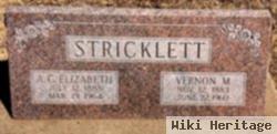 A. C. Elizabeth Stricklett