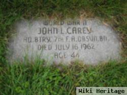 John L Carey