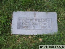 Fay W. Wilson