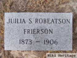 Julia S Robertson Frierson