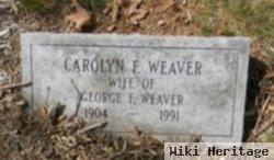 Carolyn F Weaver