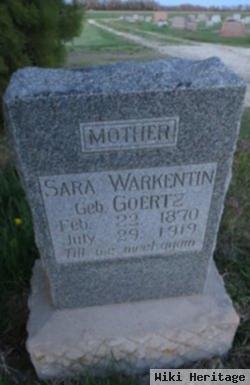 Sara Goertz Warkentin