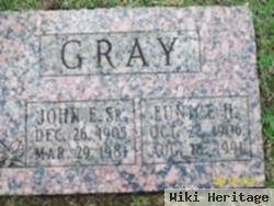 John E Gray, Sr