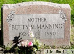 Betty M Manning