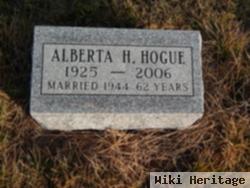 Alberta H Hogue