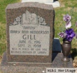 Mary Ann Henderson Gill