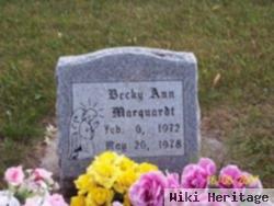 Becky Ann Marquardt