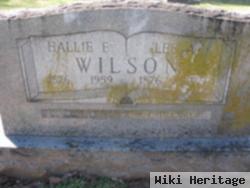 Hallie E. Wilson