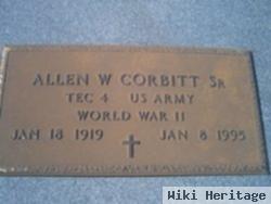 Allen W Corbitt, Sr