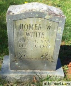 Homer W White