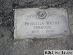 Priscilla Wayne "bess" Toulouse Sprague