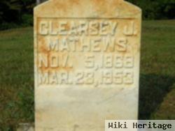 Clearsey Jane Hice Mathews