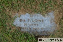 Ira T Lowe