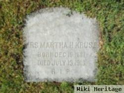 Martha H Kruse