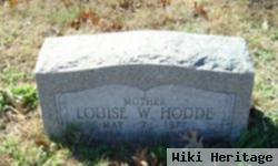 Louise W Hodde