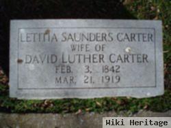 Letitia Saunders Carter