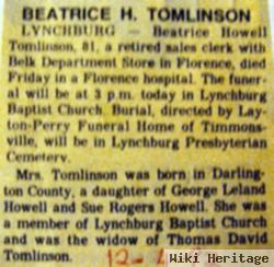 Beatrice Howell Tomlinson