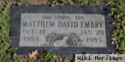 Matthew David Embry
