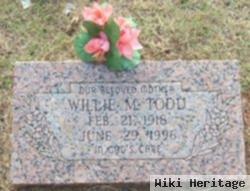 Willie M Todd