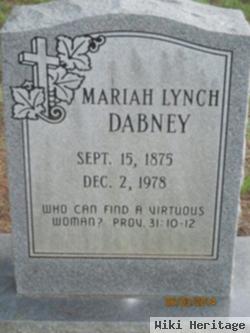 Mariah Lynch Dabney