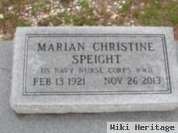 Marian Christine Speight