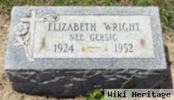 Elizabeth Gersic Wright