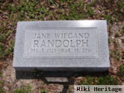 Jane Wiegand Randolph