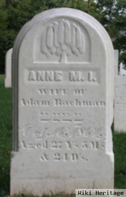 Anne M. I. Bachman