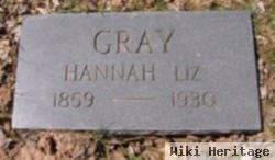 Hannah M "liz" Wilson Gray