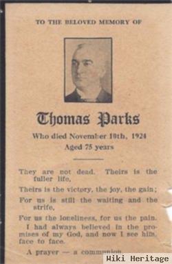 Thomas F. Parks